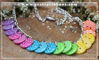 spotty and stripe buttons